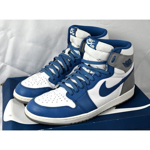 Nike Air Jordan 1 Retro Hi OG Men\'s 15 DZ5485-410 True Blue w/Box main image 10